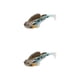 thumbnail image 2 of Sonducket Simulación de cebo falso pequeño para deportes al aire libre, accesorios de pesca con caña, señuelo de pesca Artificial de tamaño tipo 3 2piezas, 2 of 6