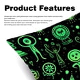 thumbnail image 2 of Alien Luxurious Velvet Throw Pillow Covers Set with Unique Patterns - 16x16, 18x18, 20x20 Inches - Set of 2 Elegant Pillow Inserts, Throw Pillows Covers for Home for Any Occasion, 2 of 6