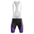 thumbnail image 1 of Purple/Gold Bib Shorts - M, 1 of 3