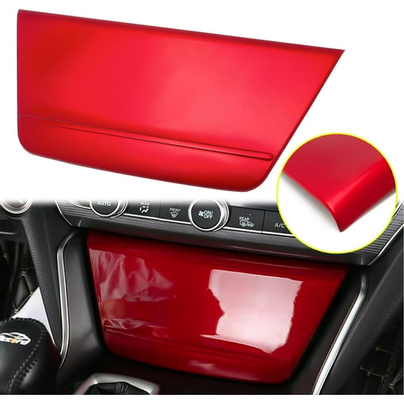 Xotic Tech Center Console Cigarette Lighter Panel Cover Trim, Sporty Red, Compatible with Honda Accord 10th Gen 2018-2022