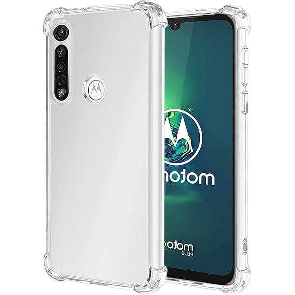 wonima11 Case for Moto G8 Plus Case, for Motorola G8 Plus XT2019 Case, Soft Clear TPU Phone Cases, Slim Silicone Protective Shockproof Transparent Cover for Motorola Moto G8 Plus Crystal Clear