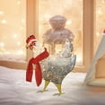 thumbnail image 1 of Encienda el ornamento de la decoración de la Navidad del LED de la estatua del animal d para el jardín de la yarda S perfecl Pollo iluminado, 1 of 8