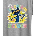 thumbnail image 3 of Pete The Cat - Icecream Oclock  - Women's Short Sleeve Graphic T-Shirt, 3 of 6