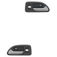 thumbnail image 1 of Manijas de Puertas Interiores Honda Accord 1995 A 1997 HUSHAN 2 Piezas Gris Obscuro/Cromado, 1 of 4