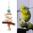 thumbnail image 1 of Cuttlebone Toys HangingChewing Toys With Bell For African Greys Parrots Budgie Premium Material, Easy To Fix, Cuttlefish Bone, Suitable For Parrots And Hamsters, 1 of 8
