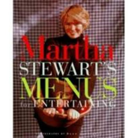 Pre-Owned Martha Stewart's Menus for Entertaining, (Hardcover)