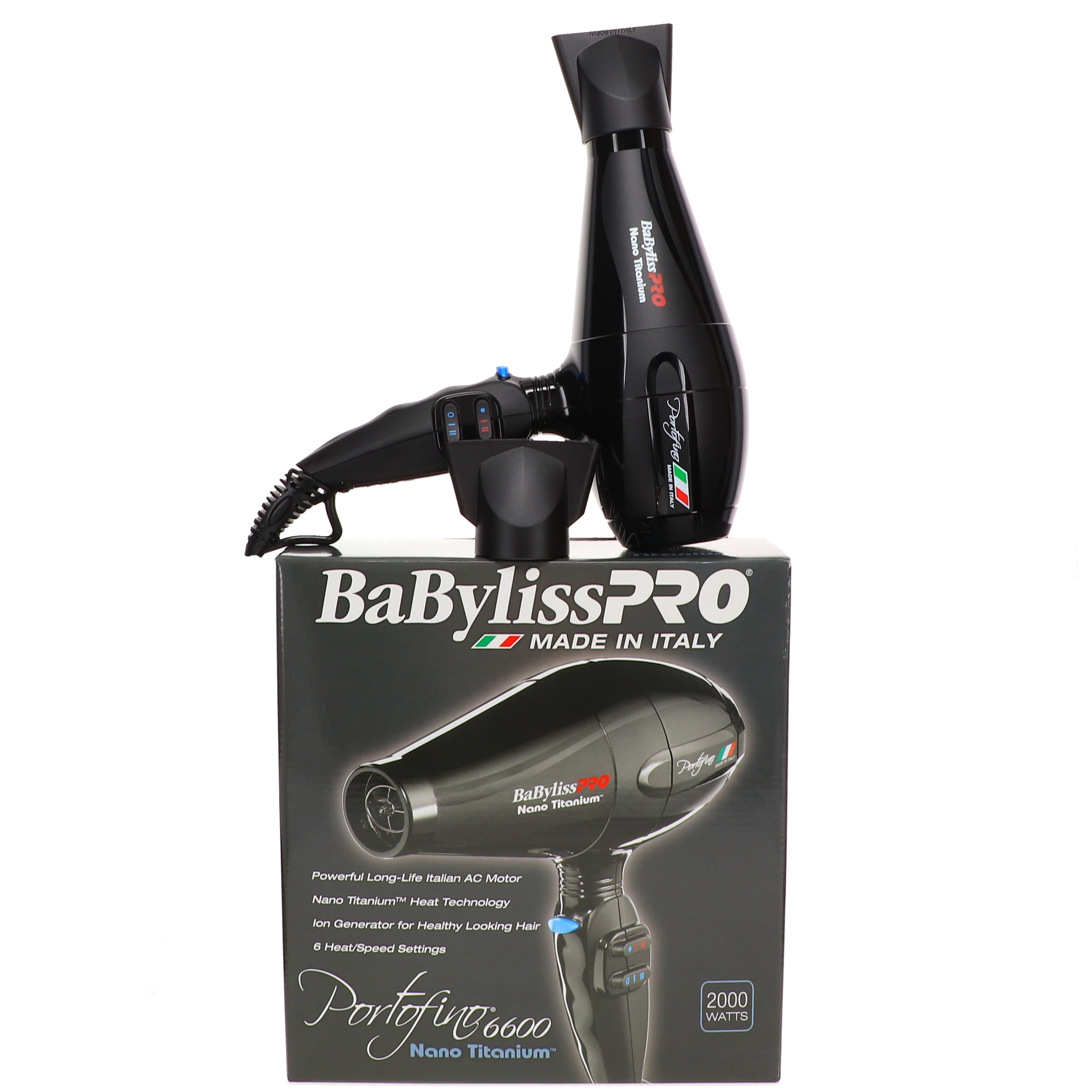 BaBylissPRO Nano Titanium Portofino Full-Size Dryer
