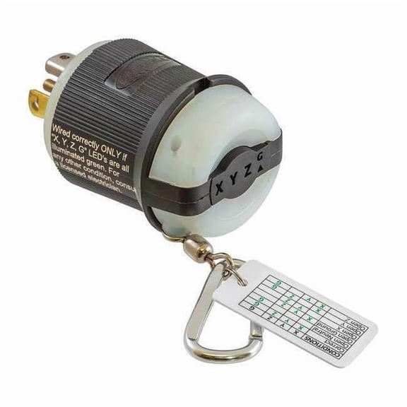 Hubbell Wiring Device-Kellems Circuit Tester, LED, 125VAC HBLT2311