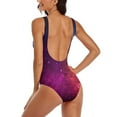 thumbnail image 6 of Colorful Galaxy Swimsuit Sexy Stars and Nebula One Piece Swimwear Push Up Swimsuits Kawaii Fitness Beach Outfits, 6 of 7