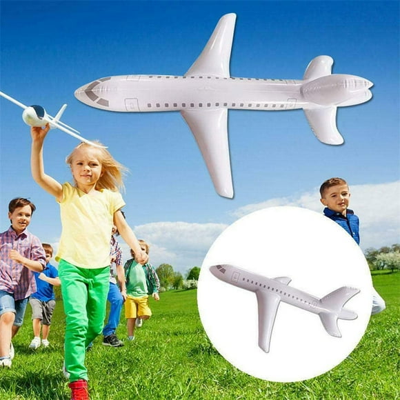 WIFKLSIIPG Toy Box for Boys Inflatable Airplane Float Airplane Ball with Inflatable Tube for Outdoor Swimming