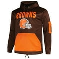 thumbnail image 2 of Men's Fanatics  Brown Cleveland Browns Big & Tall Pullover Hoodie, 2 of 3