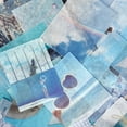thumbnail image 3 of Wrapables Aesthetic Scrapbooking Washi Stickers, for DIY Arts & Crafts, Diary, Stationery, Card Making, Collages, Decals (70 pcs), Sunny Blue, 3 of 4