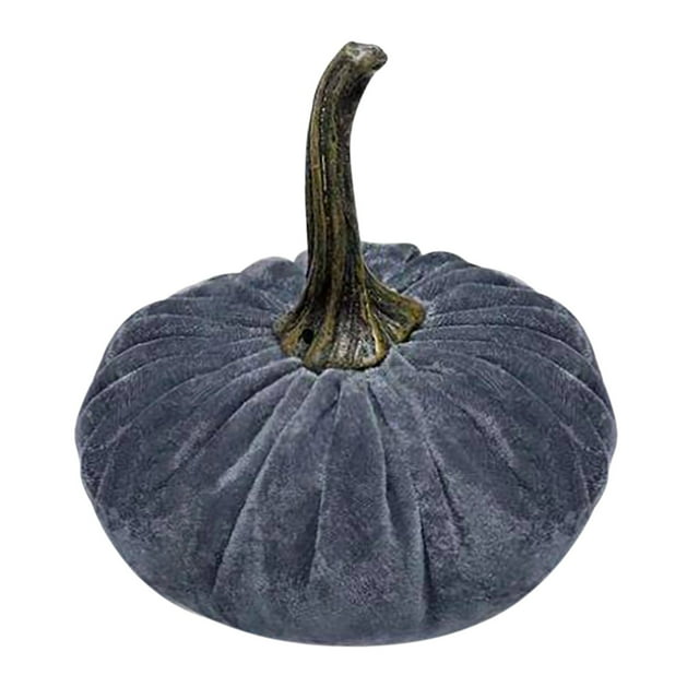 Citrouille en Velours Fait Main Décorative pour Bureau Élégant à Domicile