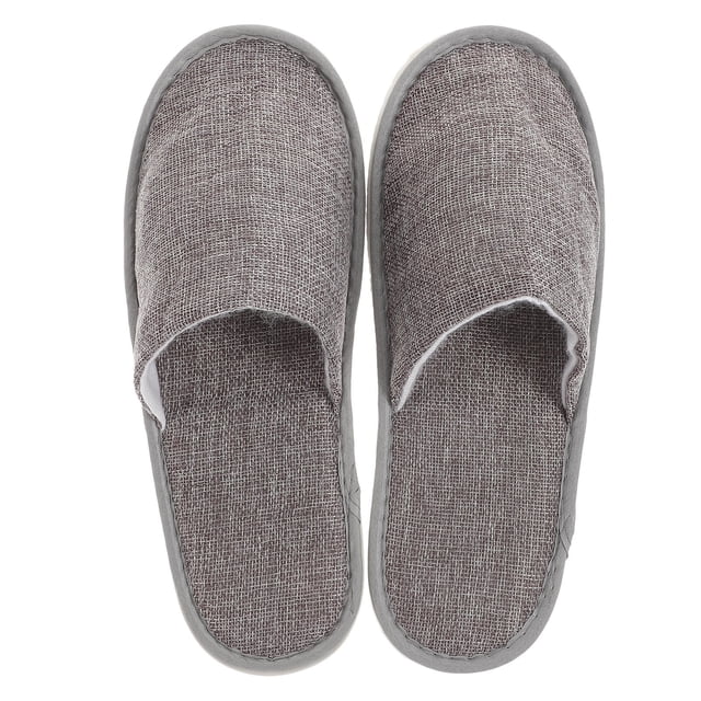 UPOUART Slippers Plegables De Lino Para Viaje Livianos Y Portátiles Ideales Para Hotel Y Hogar