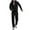 Black, variant on Gytharion Tracksuits for Men 2 Piece Outfits Long Sleeve Full Zip Hooded Jacket and Elastic Waist Sweatpants Sets Loose Casual Waffle Athletic Sport Sweatsuits with Pockets