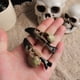 thumbnail image 5 of Pinza para el cabello con forma de calavera de cuervo para Halloween, decoración para fiestas temáticas de fantasmas, accesorios para el cabello con forma de calavera de animales, 5 of 6