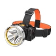 thumbnail image 4 of Luz delantero de faro recargable Portable 3 modos de iluminación Fl un faro de antorcha para adultos trepando a la noche de pesca al aire libre, 4 of 8
