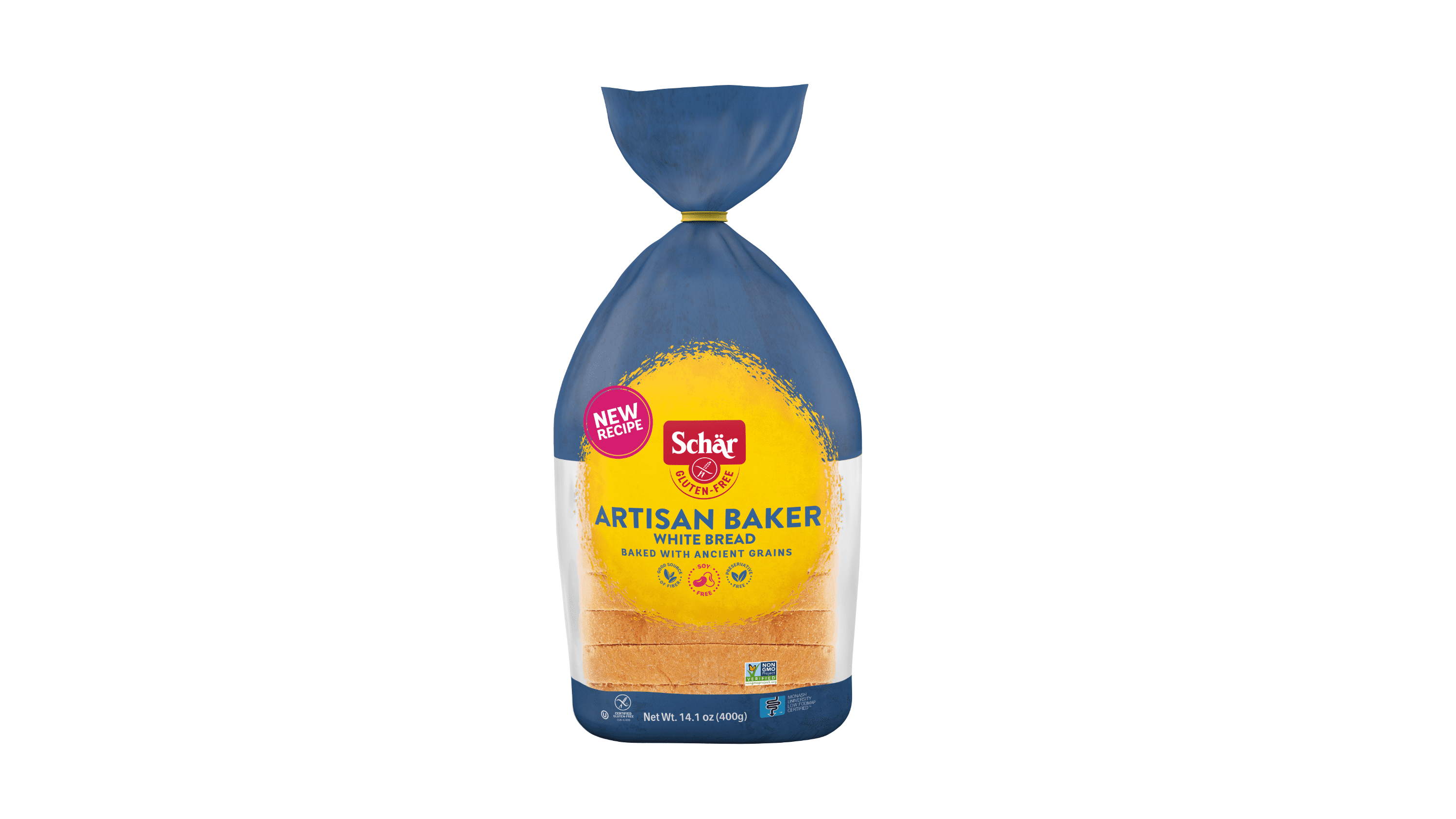 Schar Gluten Free Artisan Baker White Bread Loaf, 14.1 oz