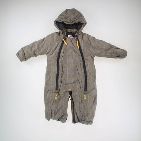 

Pre-owned Name It Boys Grey | Yellow | Plaid Bunting size: 2-6 Months