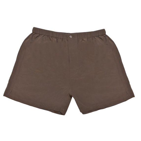 Nero Perla Brown 100% Silk Boxer (M)