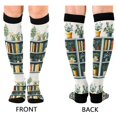 thumbnail image 4 of FORMRS Womens Knee High Socks Casual Long Thick Travel Daily Wear, 2 Pairs, White Shelf, 4 of 6