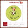 thumbnail image 2 of Salouo Avocado Merry Christmas Christmas Tree Skirt 36" Farmhouse Christmas Decorations Snowman Xmas Tree Skirt Tree Mat for Holiday Party Decor, 2 of 8