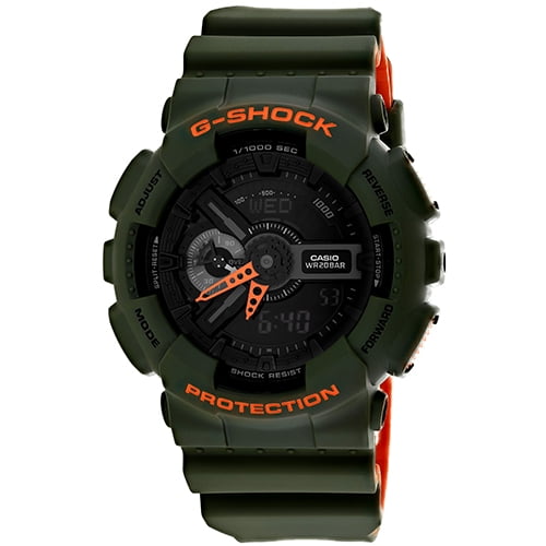 casio illuminator military green