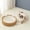 Khaki B, variant on Thickened Corrugated Scratcher for Cat Toys for Indoor Cats, Dual-Use Kitten Toys as Bed, Sturdy Interactive Cat Toy for Claw Care
