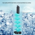thumbnail image 3 of Ice Auger Bit, 8 Inch Carbide Nylon Ice Auger Drill Bit  For Deep Water Layer, 3 of 8