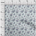 thumbnail image 2 of oneOone Viscose Chiffon Dusty Blue Fabric Floral Sewing Craft Projects Fabric Prints By Yard 42 Inch Wide, 2 of 4
