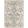 thumbnail image 6 of BERTHMEER 5'x7' Area Rugs for Living Room Bedroom Kitchen Farmhouse Rugs Non Slip Washable Floral Vintage Beige Carpets Oriental Flower Office Dorm Dining Room Throw Rugs, Multicolor, 6 of 8