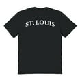 thumbnail image 1 of St Louis Missouri Graphic Black Men's Cotton T-Shirt, 1 of 1