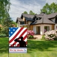 thumbnail image 3 of Monfince American Flag Veterans Day Soldier's Military Garden Paddock Logo 12 "x 18", Polyester Flag Commemorating The Patriotic Army for Outdoor Home Decoration Of Terrace Lawn, 3 of 9