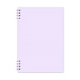 thumbnail image 2 of Coil Notebook, A5 Horizontal Journal, 8-hole Hand Thickened Paper, for Desk Work, Institute Learning, Meeting Notes, Purple, by FAJHHA, 2 of 7