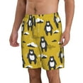 thumbnail image 2 of Goofa Cartoon Bear Yellow Printed Mens Swim Trunks Summer Quick Dry Short Beach Swimwear Bathing Suits-Small, 2 of 9