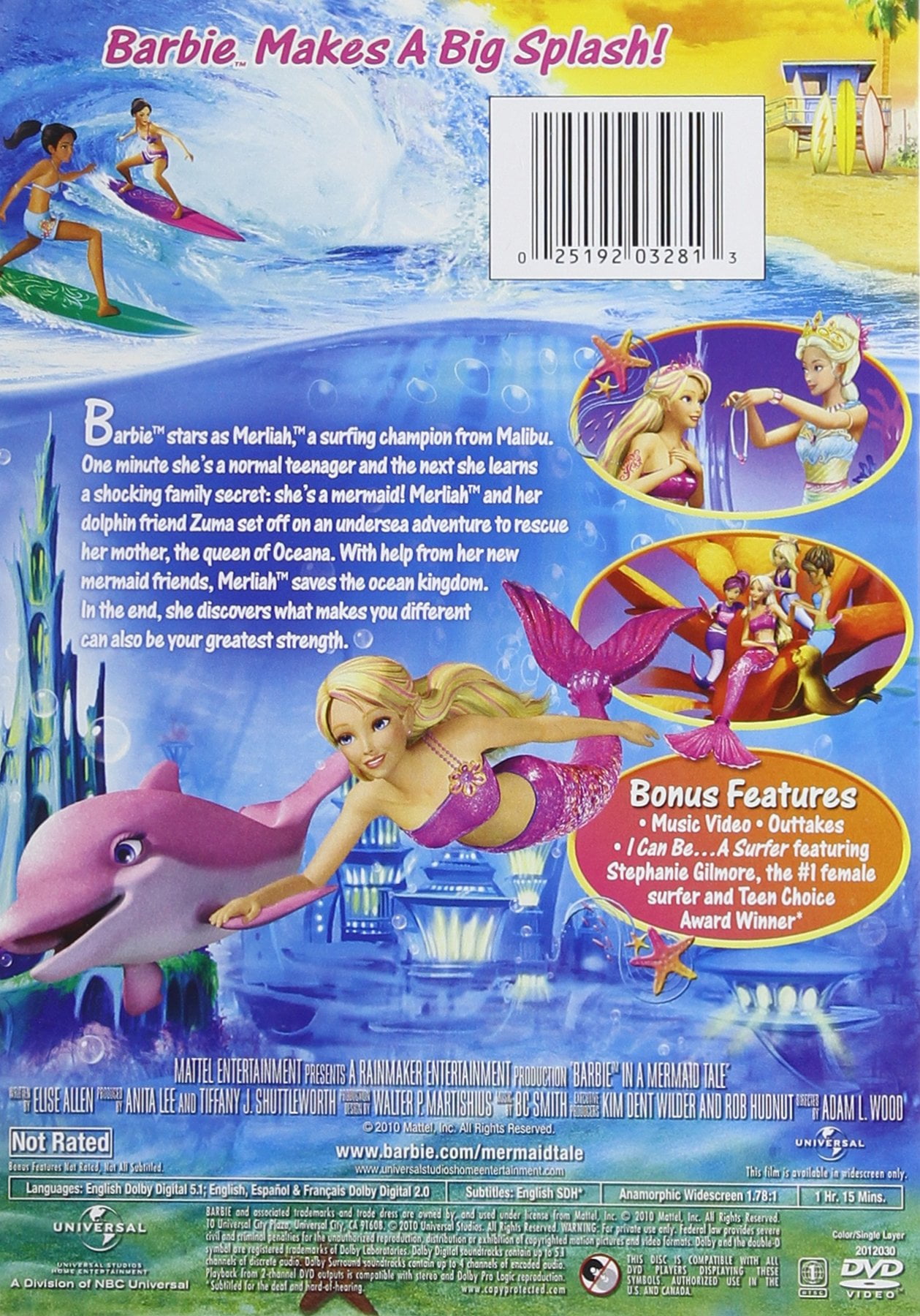 Barbie In A Mermaid Tale (DVD) lupon.gov.ph