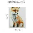 thumbnail image 3 of FCXZI Cute Fox Wall Art - Fox Decor, Woodland Animals Nursery Decor, Watercolor Wild Animal Fox Wall Art Prints Decor for Nursery Kids Boys Girls Room Playroom 12x16in, 3 of 5