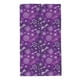thumbnail image 1 of Fotbe Purple Snowflakes Toalla Premium con Patrón, Toalla de Microfibra de Secado Rápido, Ligera y Altamente Absorbente (27.5x16in), Ideal para Uso Diario, 1 of 6