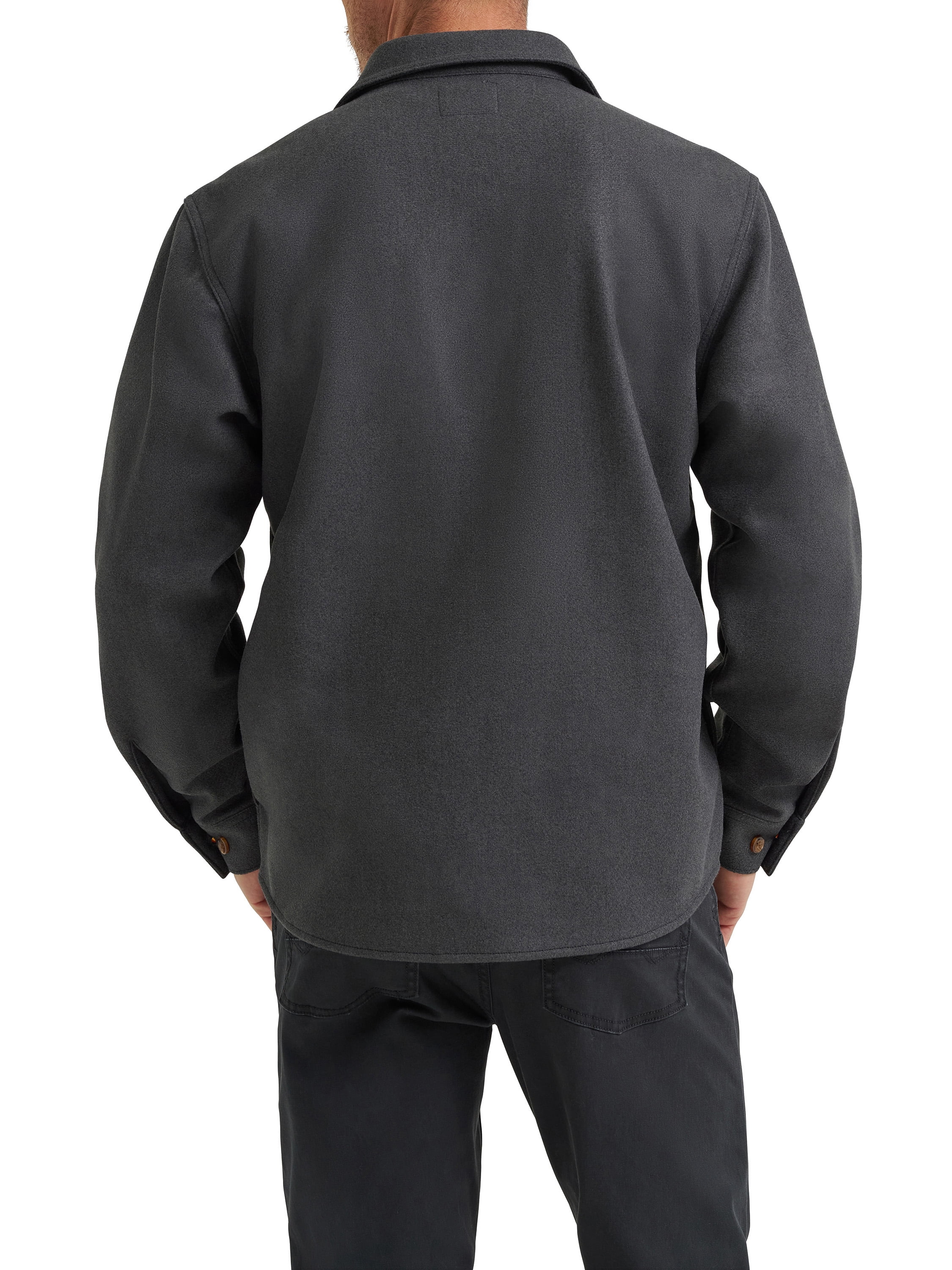 Wrangler® Men's Fleece Shirt Jacket, S-3XL