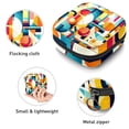 thumbnail image 3 of Geometric Cube Period Purse Storage Bag Scented Sanitary Napkin Disposal Bags Pouch Bag with Zipper, 3 of 6