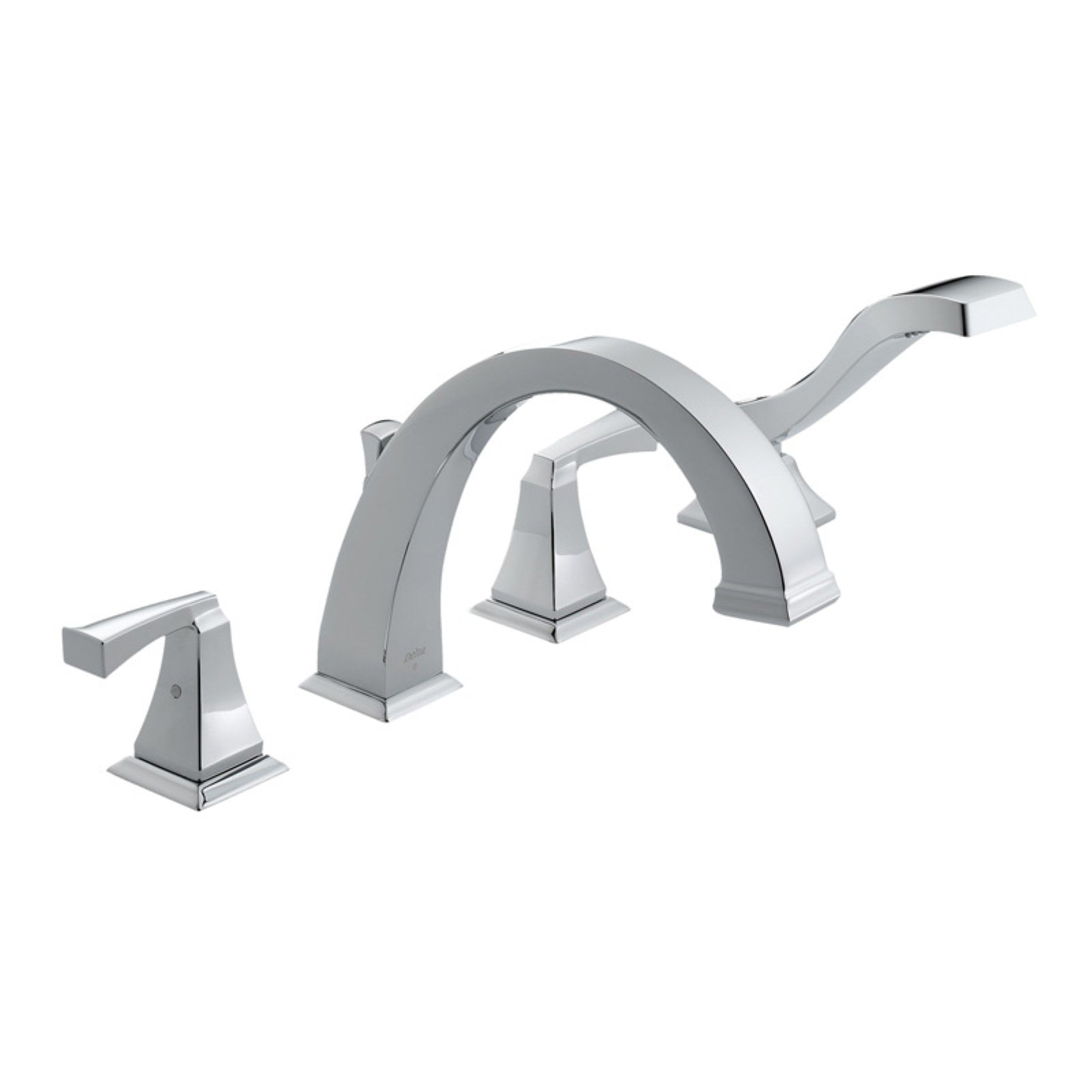 Delta Dryden Roman Tub With Hand Shower Trim Chrome