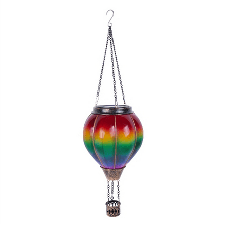 Hot Air Balloon Solar Lantern Lights Outdoor Hanging for Garden Yard Patio Porch Decor