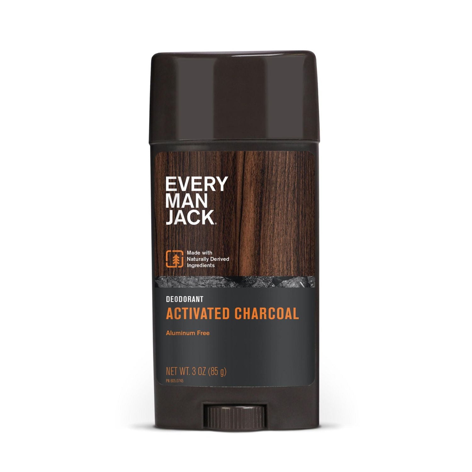 Déodorant Every Man Jack - Déodorant sans aluminium, dérivé naturellement, végétalien, sans cruauté envers les animaux | 85 g Déodorant Every Man Jack