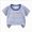 v45-Blue, variant on Girls Crop Tops Summer Short Sleeve T Shirts Basic Tee for Kids 6-12 Months 12-24 Months 2t 3t 4t 5t 6t 7t 8t 9t Children