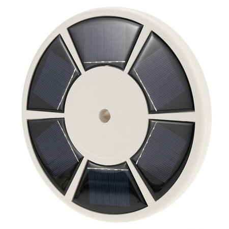 lixada 26 leds solar flag pole flagpole light led downlight night