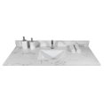 thumbnail image 1 of Xahpower 43"x22" Bathroom Stone Vanity with Rectangle Undermount Ceramic Sink and Single Faucet Hole with Back Splash, 1 of 7