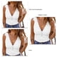 thumbnail image 5 of Camisetas sin mangas con escote en V profundo Nikou para mujer, 5 of 6
