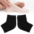 thumbnail image 4 of Chaussettes à Talon, Chaussettes à Talon Fissuré Look Naturel Vitamine E pour Noir Sec, 4 of 8