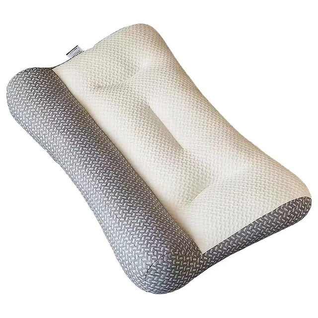 Almohada Ergonómica Para El Alivio Del Dolor De Cuello Y Hombro, Almohada De Cama Ortopédica Ajustable, Almohada Cervical De Cuidado De Fibra De Soya, Con Diseño Único Y Extraíble