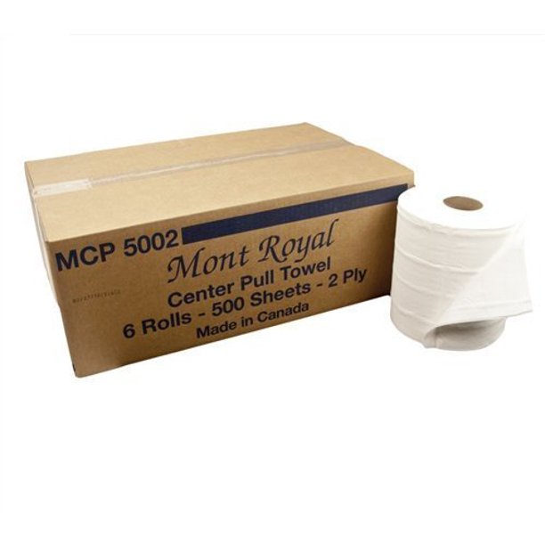 Center Pull Paper Towels (6 Rolls/case), 2Ply Paper Towel By Mont